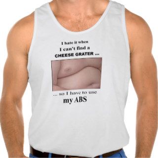 Funny Cheese Grater Abs T shirt