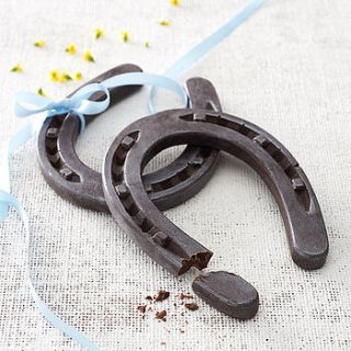 chocolate horseshoe by schokolat