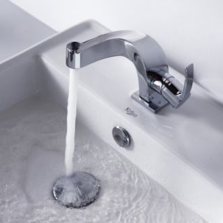 Kraus Bathroom Combos Single Hole Typhon Faucet and Bathroom Sink   C