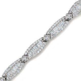 CT. T.W. Diamond Fashion Bracelet in 10K White Gold   Zales