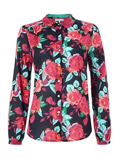 Dickins & Jones Floral woven shirt Multi Coloured