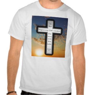 Basic T shirt featuring Genesis 11.
