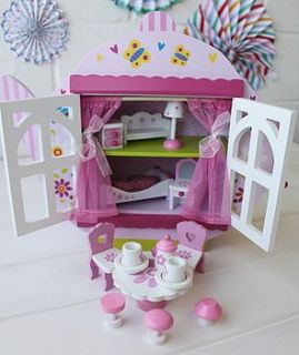 pink woodenteapot playhouse by posh totty designs interiors