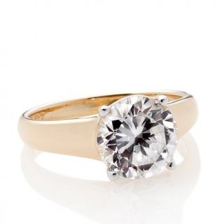 Absolute Round Tulip Gallery Solitaire Ring   3ct