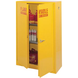 Sandusky Lee Compact Flammable Safety Cabinet — 43in.W x 18in.D x 65in.H, Model# SC450F  Storage Cabinets