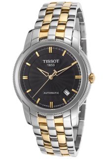 Tissot T97.2.483.51  Watches,Mens Ballade III Automatic Two Tone Steel Black Textured Dial, Dress Tissot Automatic Watches