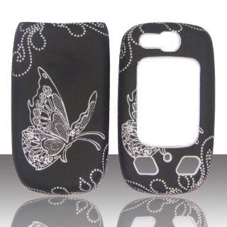 White Butterfly Samsung Convoy 2 U660 Verizon Case Cover Phone Snap on Cover Case Faceplates Cell Phones & Accessories