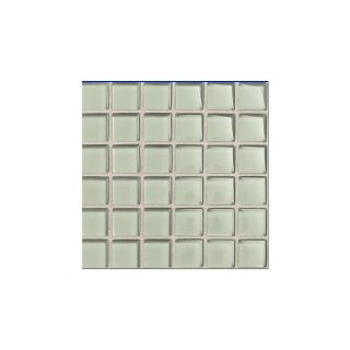 American Olean Legacy Glass Celedon Glass Mosaic Square Indoor/Outdoor Wall Tile (Common 12 in x 12 in; Actual 11.87 in x 11.87 in)