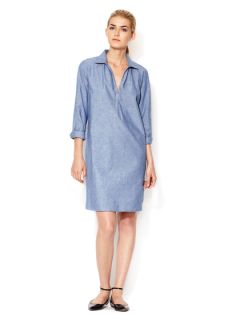 Inverted Pleat Recycled Cotton Shirtdress by Organic by John Patrick