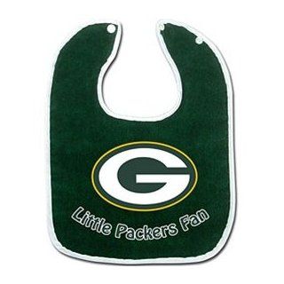 Green Bay Packers Team Color Green Baby Bib  Infant And Toddler Sports Fan Apparel  Sports & Outdoors