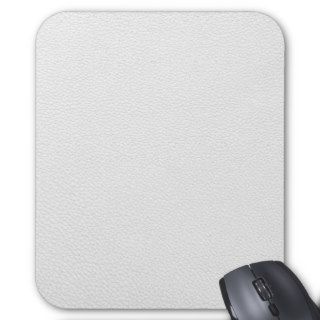 Picture of White Leather. Mouse Pads