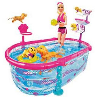 Barbie Puppy Swim School      Toys