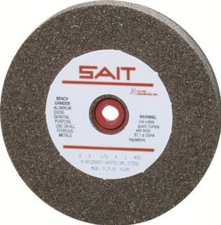 United Abrasives/SAIT 28105 6 by 1 by 1 GC120 Bench Grinding Wheel Vitrified, 1 Pack