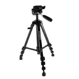 VCT 668 4 Sections Aluminum Legs Pan Head Tripod 59" for Canon Camera Cell Phones & Accessories