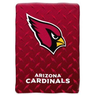 Arizona Cardinals 60"x80" Raschel Blanket  Throw Blankets  Sports & Outdoors