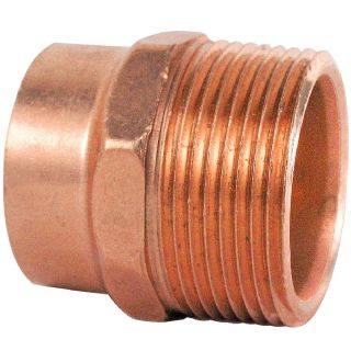 1 1/4 in x 1 1/4 in Copper Threaded Adapter Fitting
