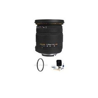 Sigma 17 50mm f/2.8 EX DC OS HSM Auto Focus Lens Kit, for Nikon Digital SLR Cameras, with Tiffen 77mm UV Wide Angle Filter, Professional Lens Cleaning Kit,  Digital Slr Camera Lenses  Camera & Photo