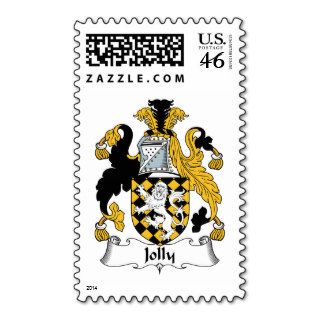 Jolly Family Crest Postage Stamps