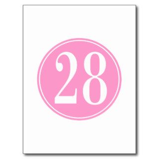 #28 Pink Circle Postcard