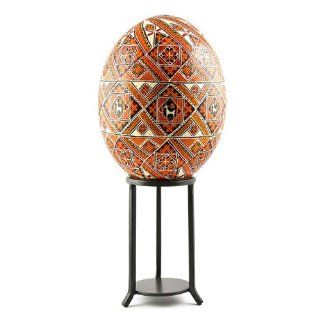 Tall Wrought Iron Ostrich Egg Stand   Display Stands