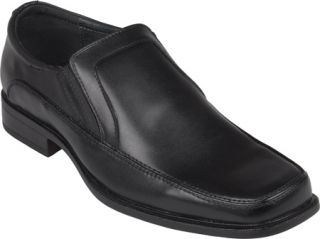Oxford & Finch Leather Square Toe Slip on Loafers