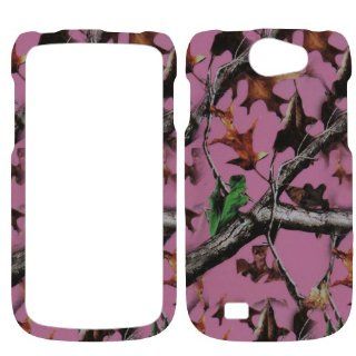 Samsung Exhibit II li 2 4G Galaxy W 4G SGH T679 T679M i8150 T MOBILE Phone CASE COVER SNAP ON HARD RUBBERIZED SNAP ON FACEPLATE PROTECTOR NEW CAMO HUNTER PINK ADVANTAGE TREE Cell Phones & Accessories