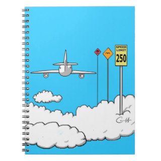 Fly Safe Spiral Note Book