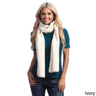 Cashmere Shoowroom Checkerboard Ribbed Scarf Cashmere Showroom Scarves