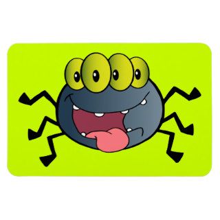 _2387 Happy Spider Cartoon Character HAPPY CARTOON Flexible Magnet