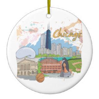 Chicago Christmas Ornament