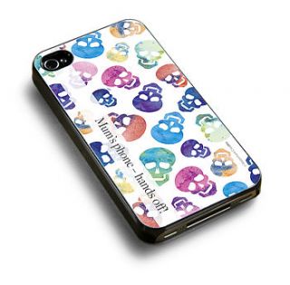 'skullduggery' personalised phone case by watermark