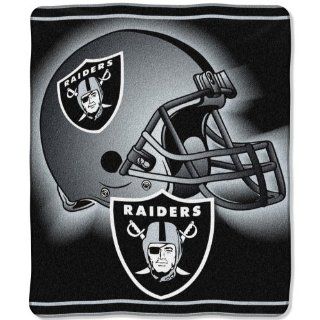 NFL Oakland Raiders 50"x60" Raschel Throw  Throw Blankets  Sports & Outdoors
