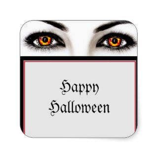 Witchy Woman Wicked Eyes Halloween Stickers