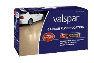 Valspar (81021) Tan Garage Floor Coating Kit   1 Gallon Automotive