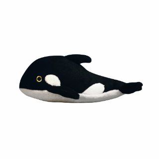 Mighty Jr. Wylie Whale Ocean Dog Toy, Black and White  Pet Chew Toys 