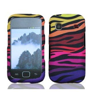 For US Cellular Samsung R680 Repp Accessory   Color Zebra Design Hard Case Protector Cover + Free Lf Stylus Pen Cell Phones & Accessories