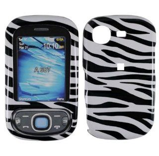 Zebra Hard Case Cover for Samsung Strive A687 Cell Phones & Accessories