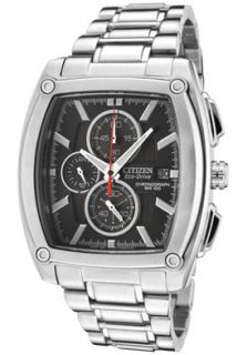 Citizen CA0090 51E  Watches,Mens Chronograph WR100 Eco Drive Stainless Steel, Chronograph Citizen Eco Drive Watches