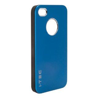 KingWin I TEC 681 Carrying Case for iPhone 4/4s   1 Pack   Retail Packaging   Blue Cell Phones & Accessories