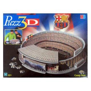 Camp Nou, 682 Piece 3D Jigsaw Puzzle Made by Wrebbit Puzz 3D Toys & Games