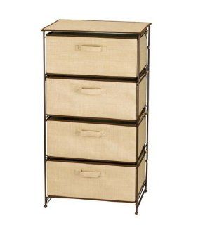 Whitney Design Resin Wicker Chest with 8 Inch Drawers   Multiple Storage Containers