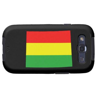 Wyoming in Rasta Colors Samsung Galaxy S3 Cases