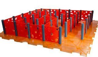 Rat Maze for Rats, Hamsters, Mice and Other Small Critters in Orange  Small Animal Houses 