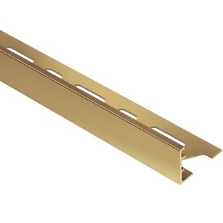 Schluter Systems 9/16 in Brass Edge Trim