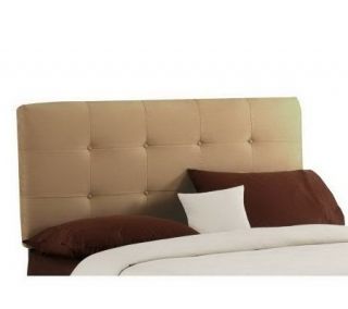 Home Reflections Ultrasuede Button Tufted Cal.King Headboard —