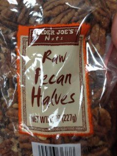 Trader Joe's Raw Pecan Halves 8oz  Grocery & Gourmet Food