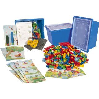 LEGO Education DUPLO Creative Builder & XL Bulk Set Combo Pack 992124 (684 Bricks, 12 Building Cards)