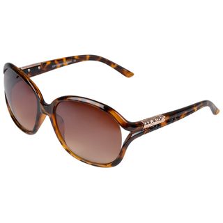 Journee Collection Womens Black/tortoise Fashion Sunglasses