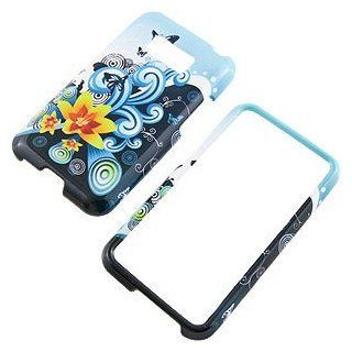 Yellow Lily Protector Case for LG Optimus Elite LS696 Cell Phones & Accessories