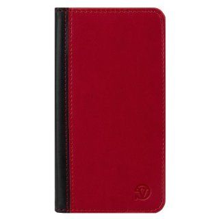 VG Standing Wallet Pouch Case (Red) for Samsung Galaxy Note 3 / III Smartphone + SumacLife TM Wisdom Courage Wristband Cell Phones & Accessories